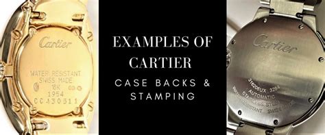 cartier watch fake case backs|how to tell a fake cartier watch.